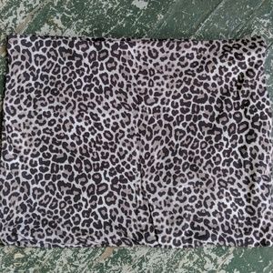 Gray Leopaed mini skirt